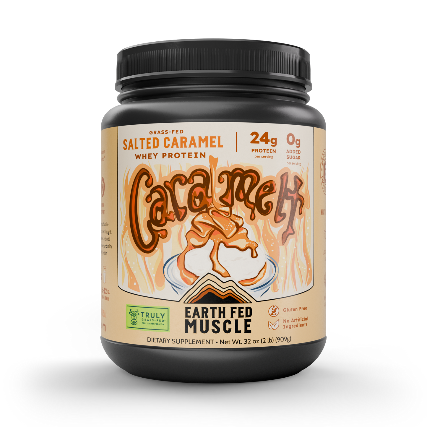 SEASONAL FLAVOR: 'Caramelt' Salted Caramel Grass-Fed Whey Protein