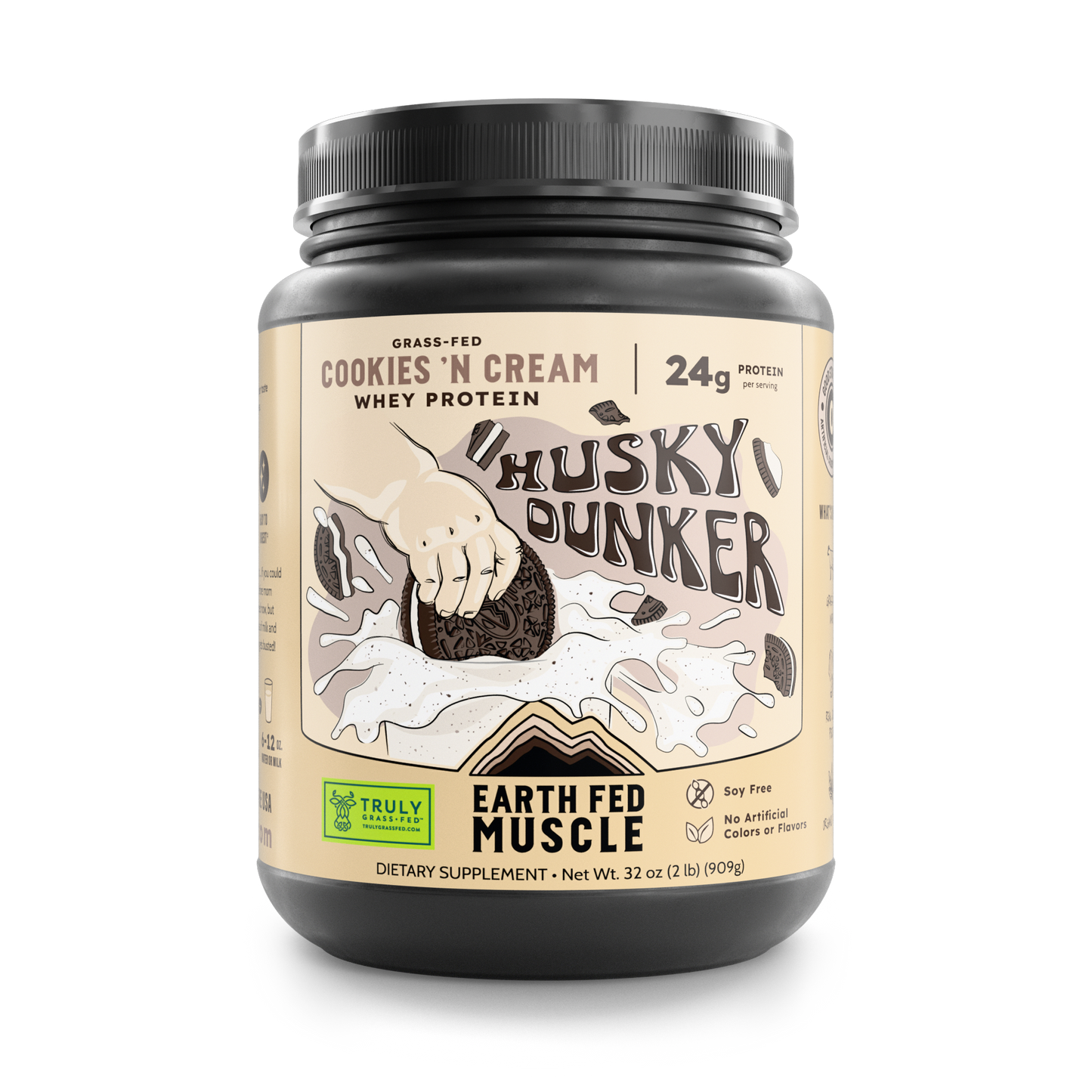 Husky Dunker Cookies&Cream Grass Fed Protein