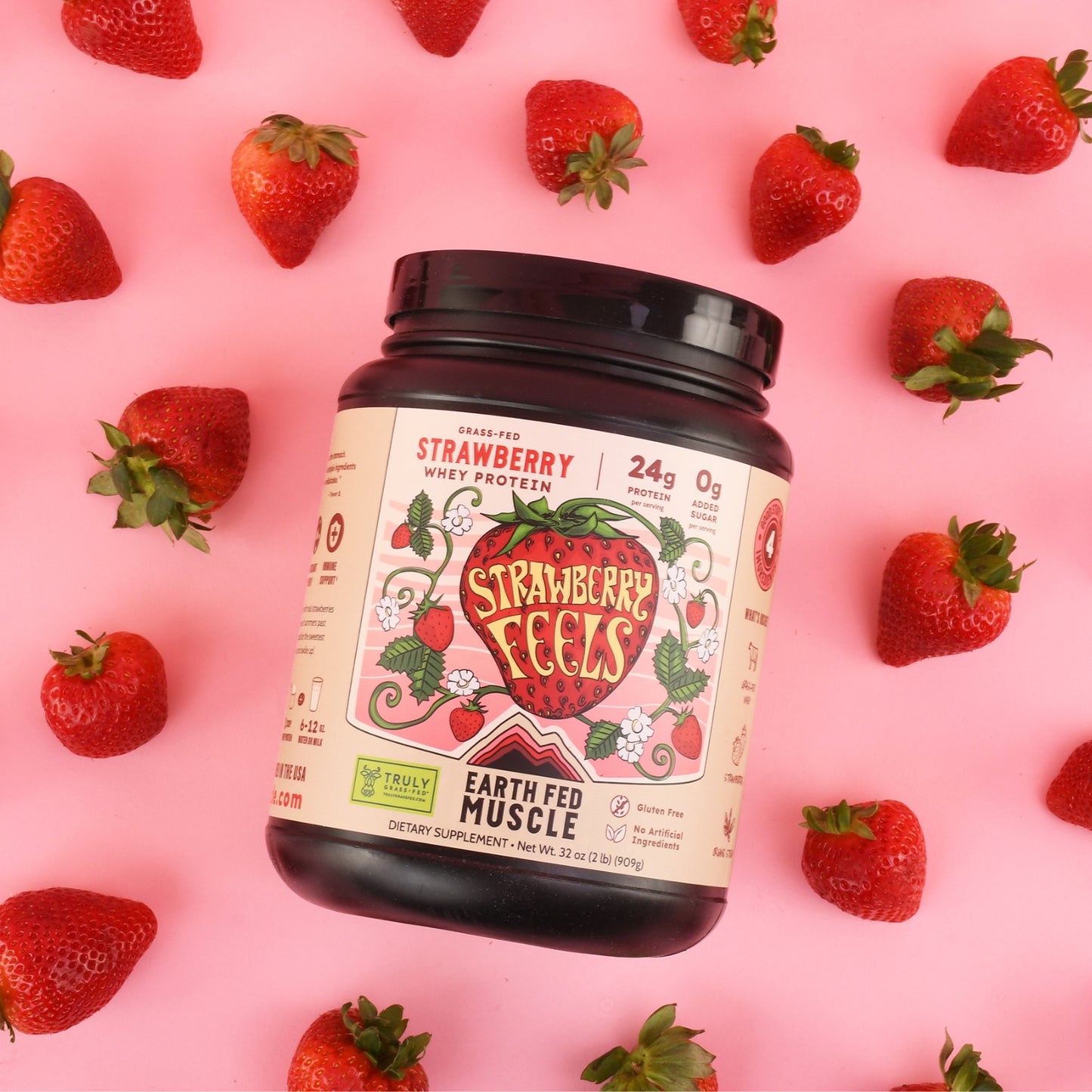 Strawberry Feels (Forever) Grass-Fed Protein