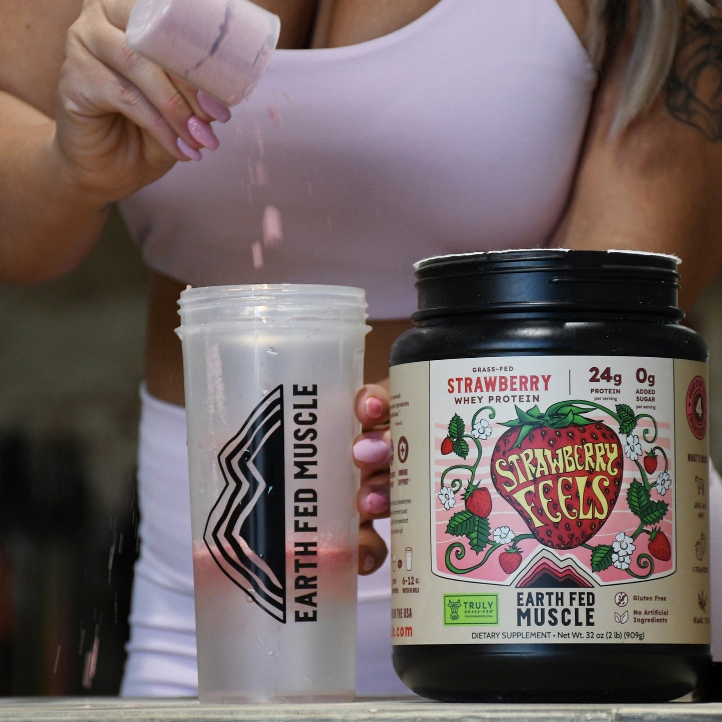 Strawberry Feels (Forever) Grass-Fed Protein