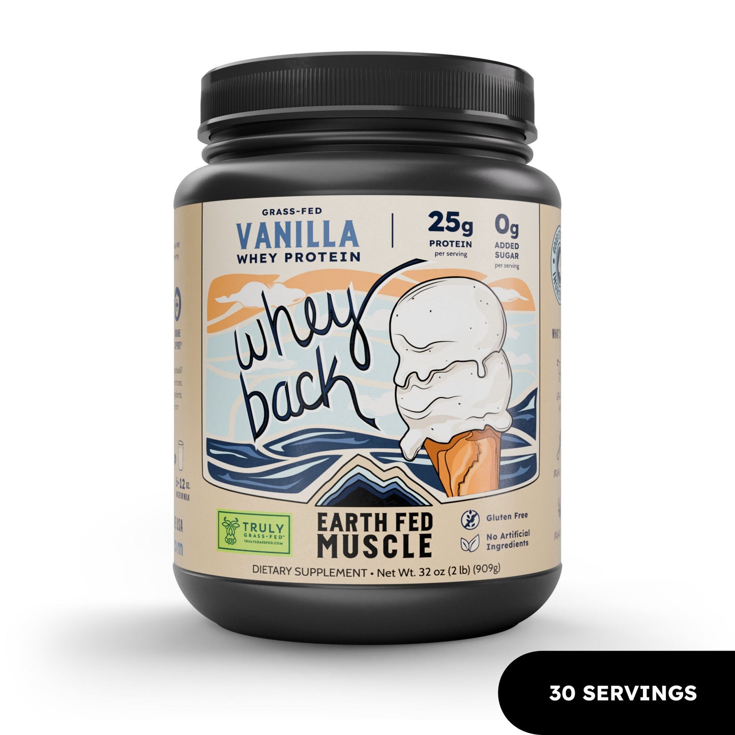 Whey Back Vanilla Grass-Fed Protein