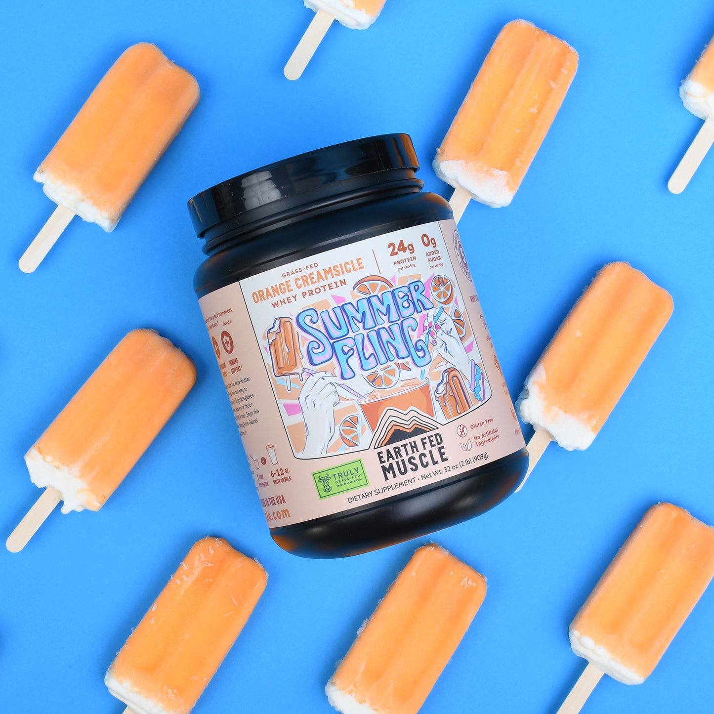 Summer Fling Orange Creamsicle Grass-Fed Protein