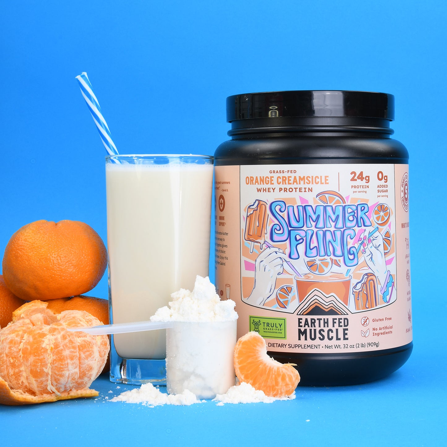 Summer Fling Orange Creamsicle Grass-Fed Protein